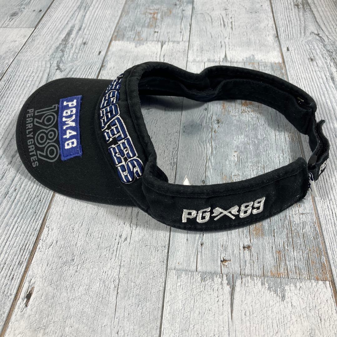 PEARLY GATES メンズバイザー PGM4G 1989年製ブラック - メルカリ