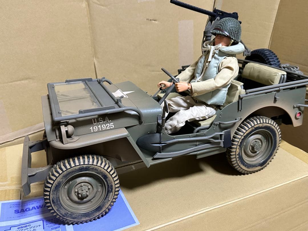 WILLYS JEEP 1/6サイズ ジープ フィギュア付き - メルカリ
