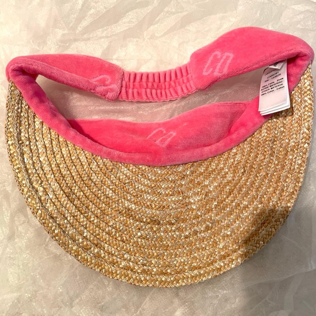 試着のみ baby DIOR サンバイザー キャップ帽子 キッズ 試着のみ baby