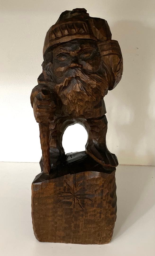 木彫り　アイヌ　ビッキ作 Yahoo!オークション - アイヌ美術 砂澤ビッキ 木彫り「樹鰈」BIKKYサイ