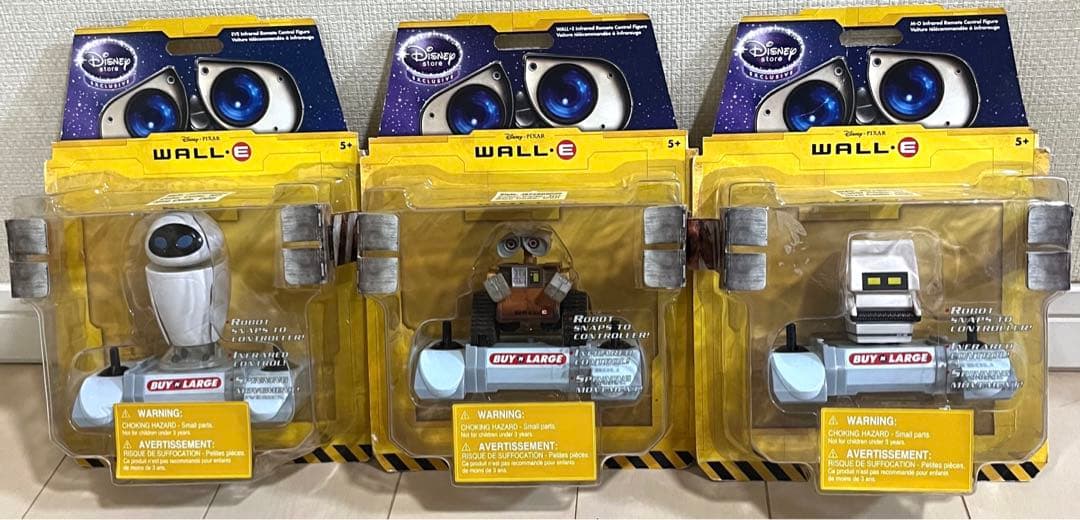 WALL-E ウォーリー、イヴ、モー ラジコン3体 - メルカリ