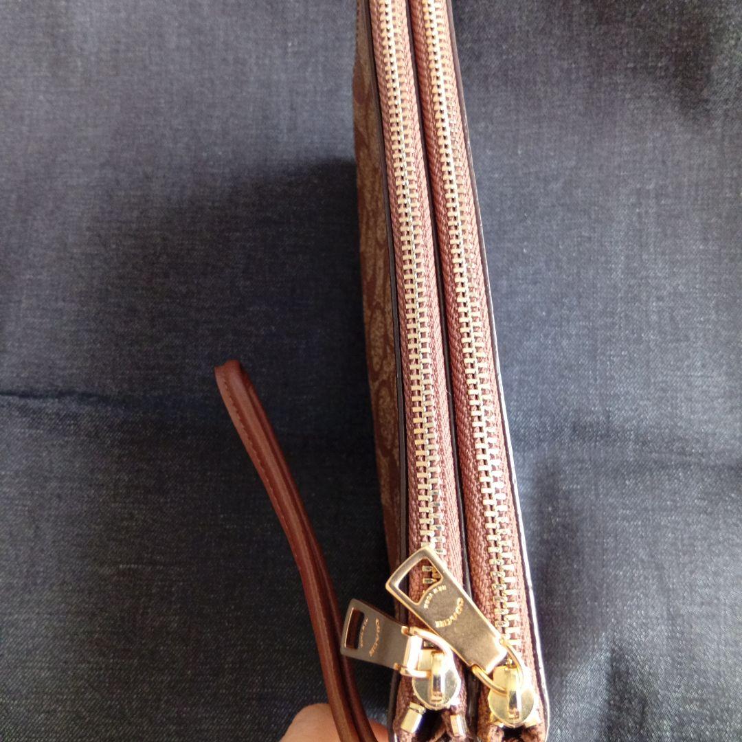 みかんぼうや様専用 新品 COACH ダブルジップポーチ アウトレット