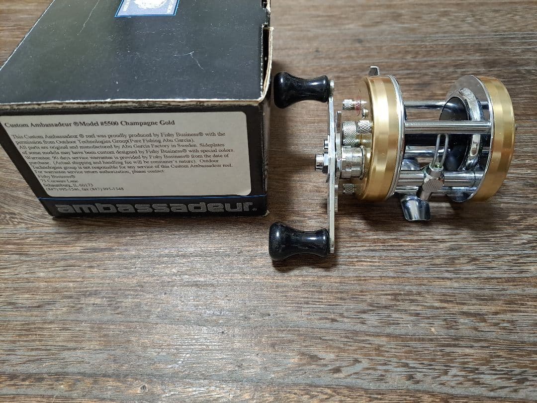 アブ アンバサダー 5500 シャンパンゴールド サイモン シモムラ 下村