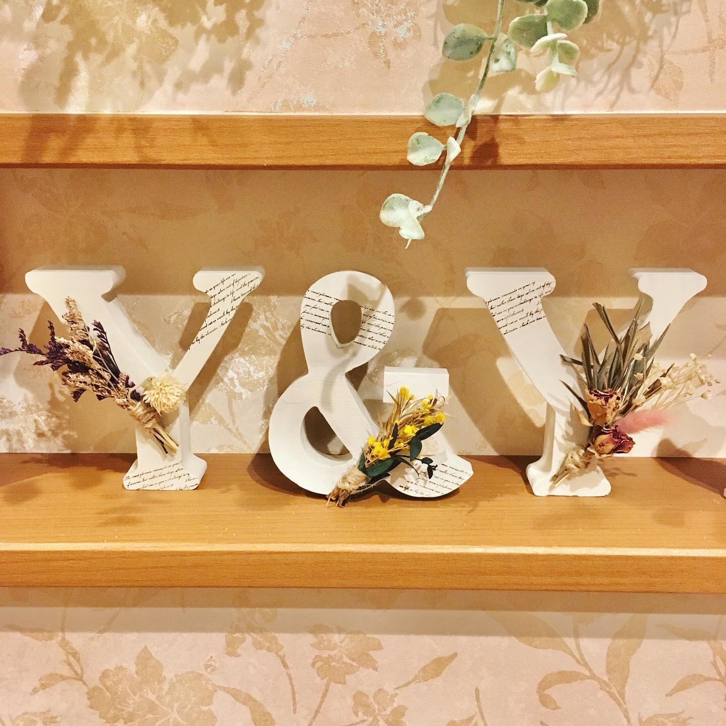 sold out】イニシャルオブジェ アルファベット 3文字セット オーダー