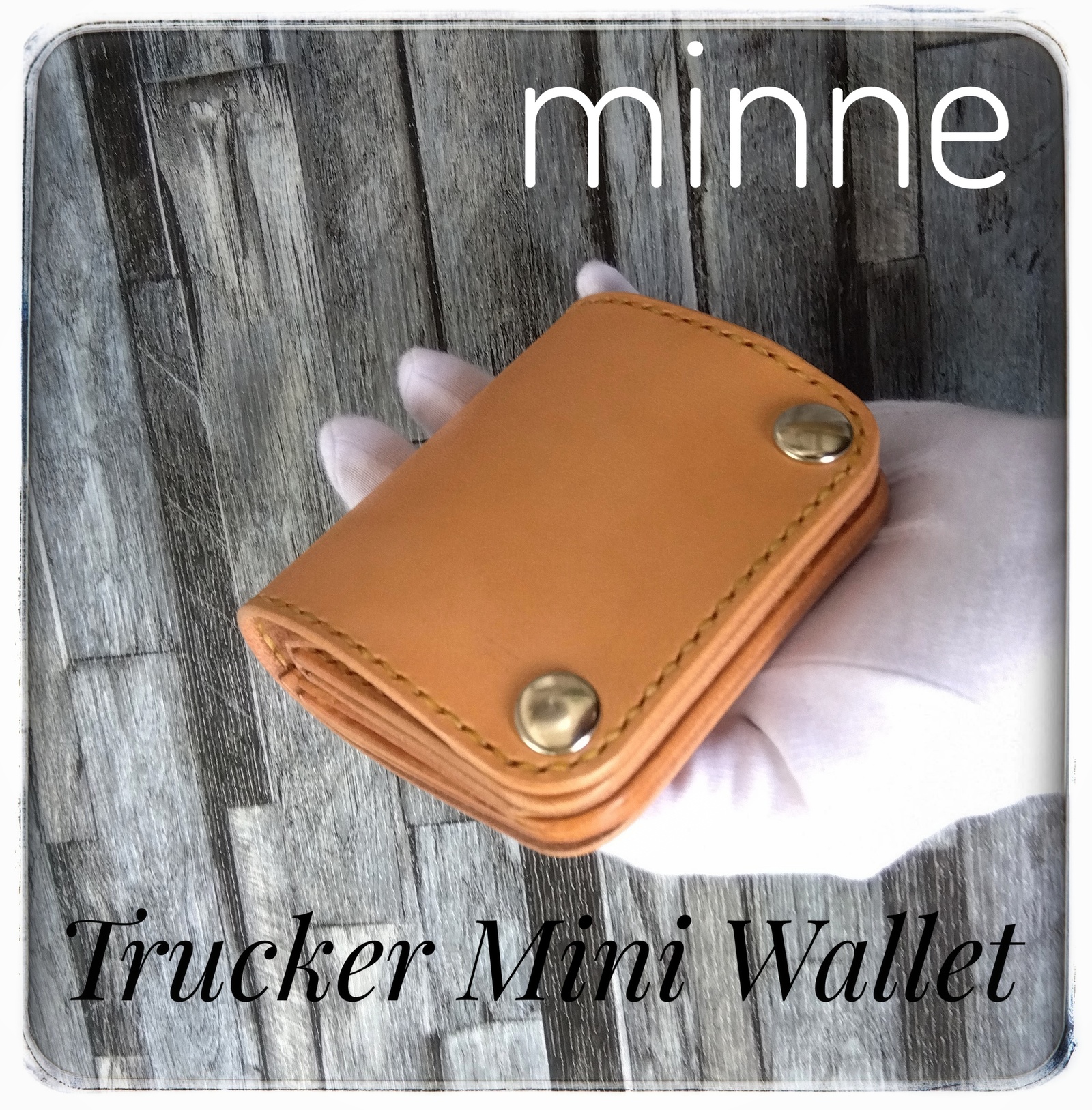 ☆お札を折らず収納できます☆ ミニウォレット◇ トラッカー ミニ