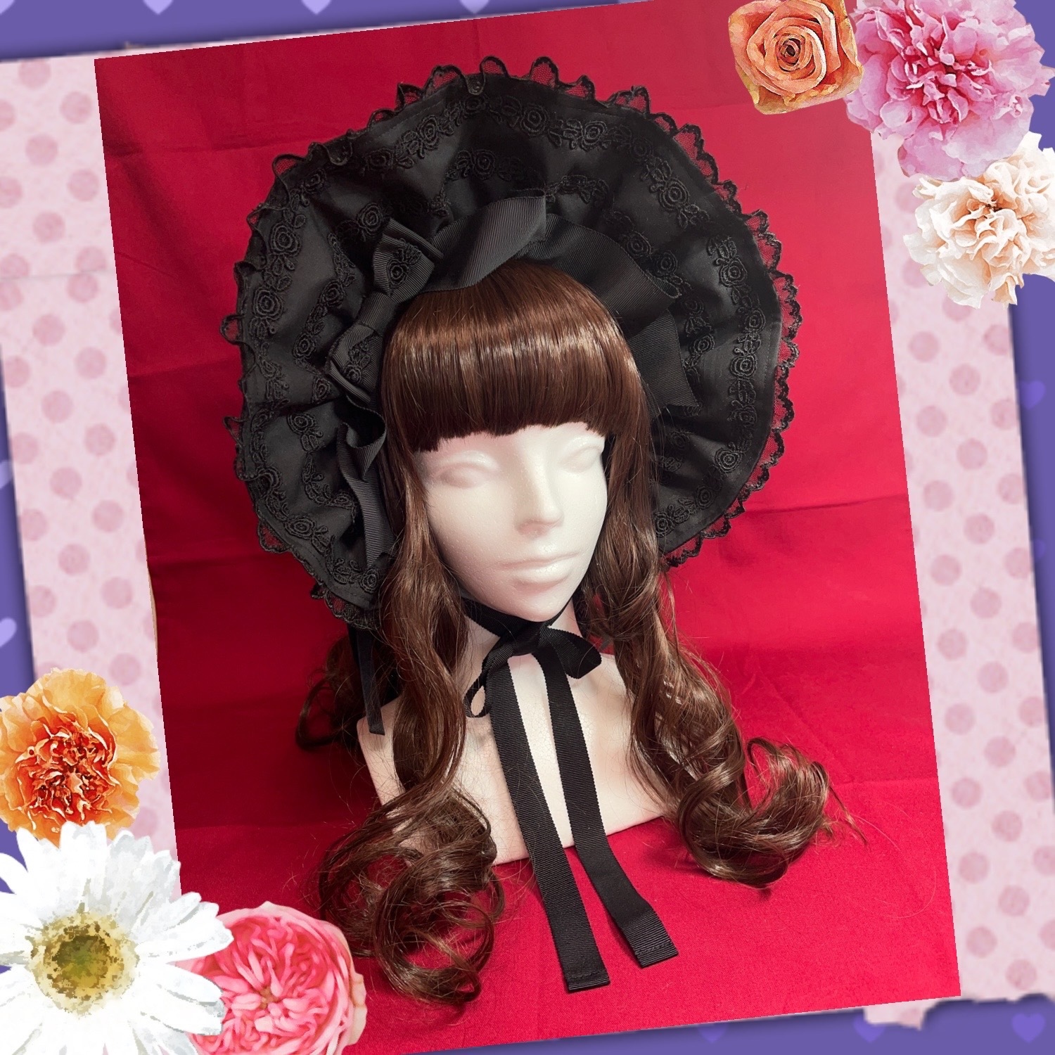 ビスクドールフルボンネット - Charles de Mills | minne byGMOペパボ