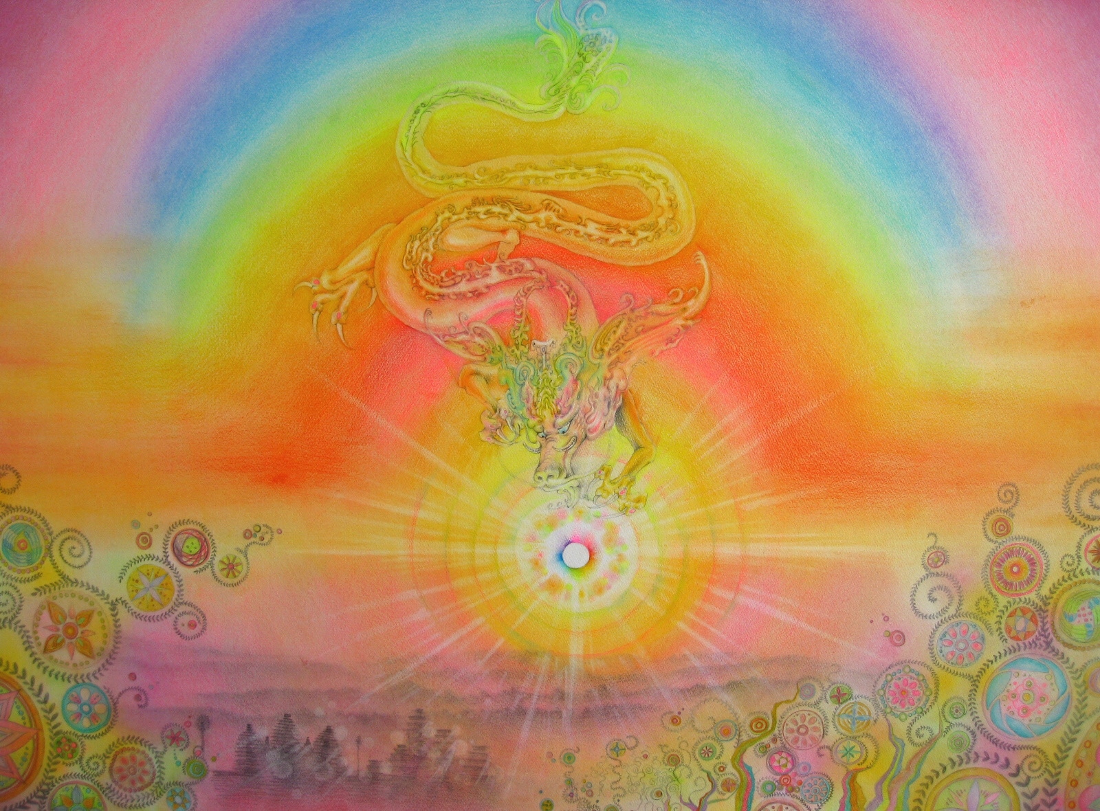 レインボードラゴン 遠隔伝授」【龍と繋がる❤️】 レインボードラゴン