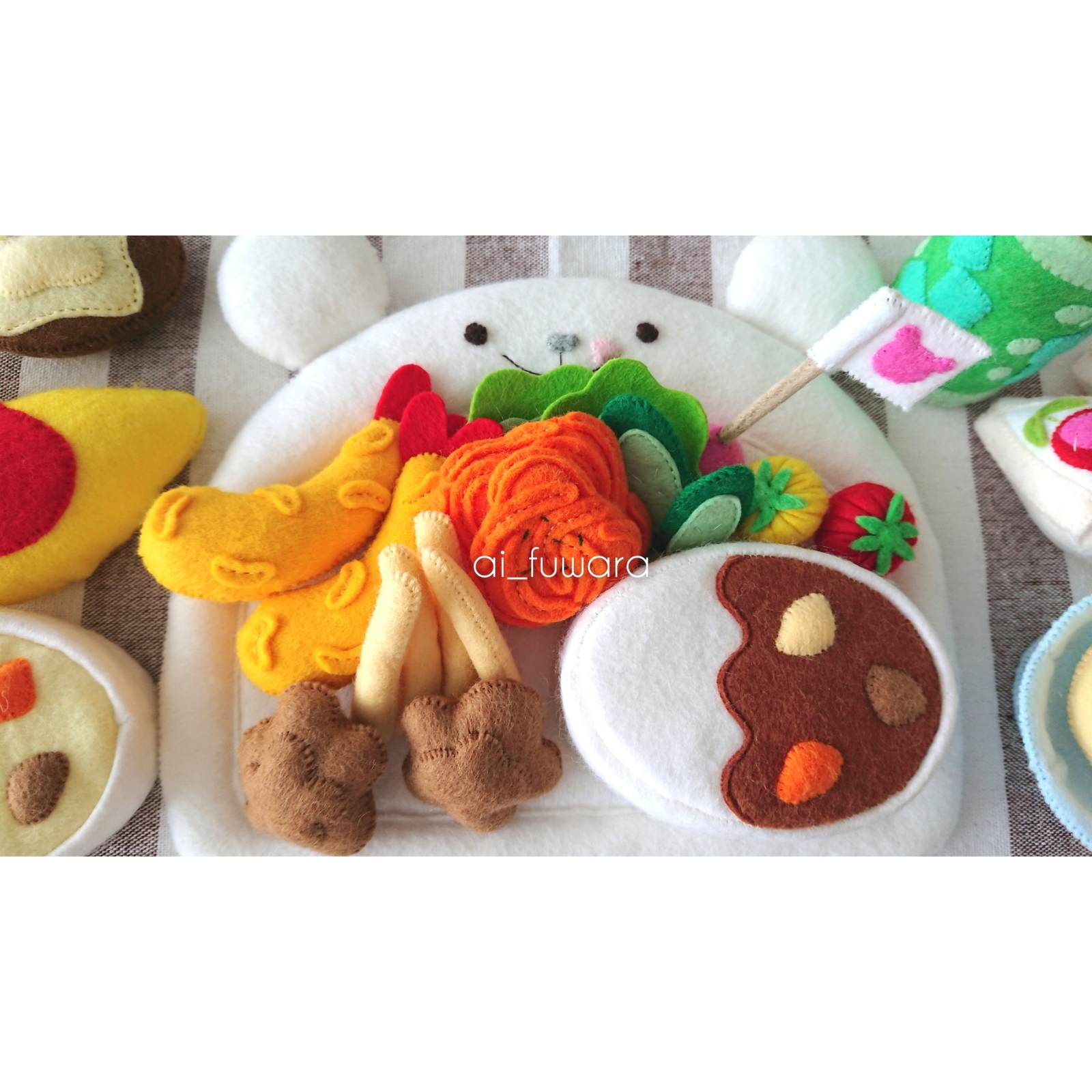 フェルトのお子さまランチセット♡フェルトおままごと - AI_FUWARA'S