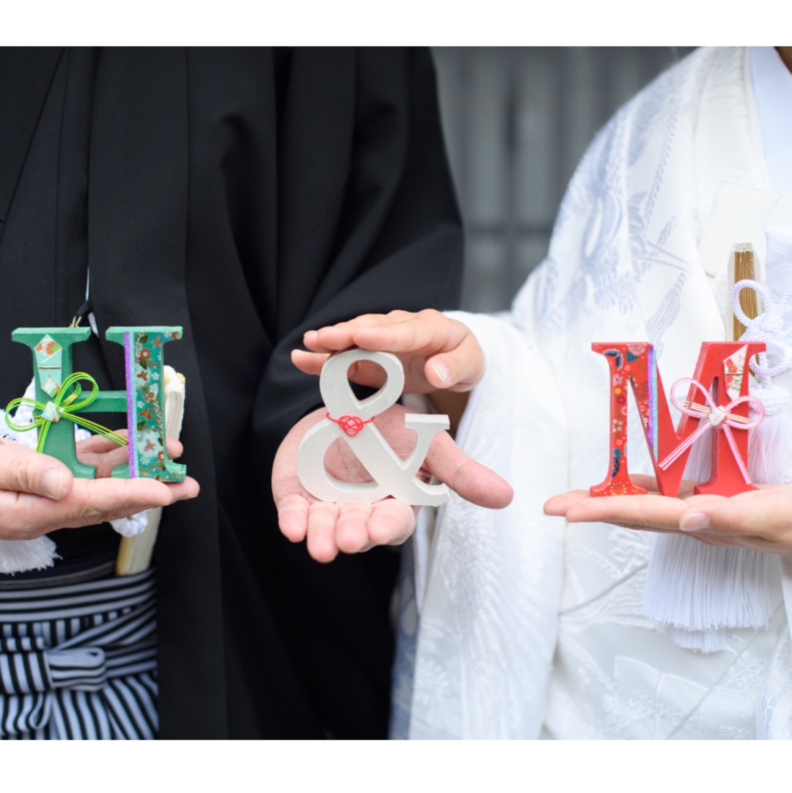 結婚式 前撮り 和装 イニシャルオブジェ - MMM-YK'S GALLERY | minne