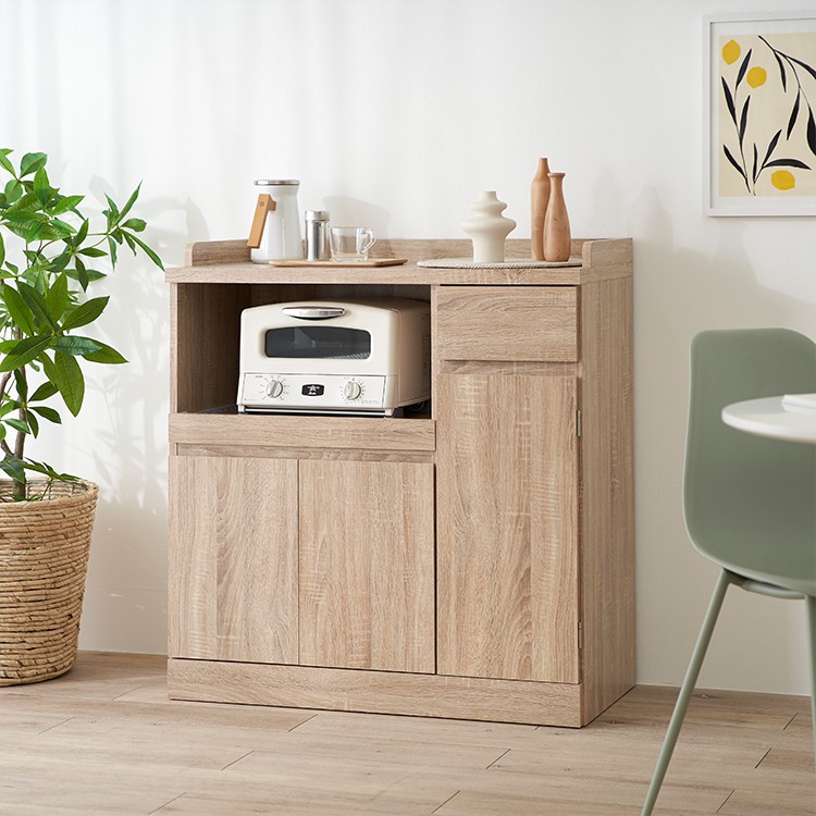 ♪ニトリ カウンター ポスティア90 食器棚/レンジボード♪