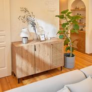 幅120] ラタン調キャビネット リビングボード | 【公式】LOWYA(ロウヤ