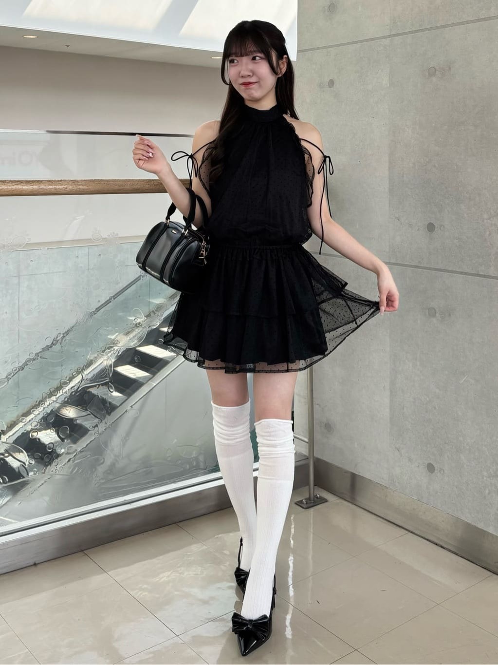 身長別比較】アメスリミニワンピース - one after another NICE CLAUP