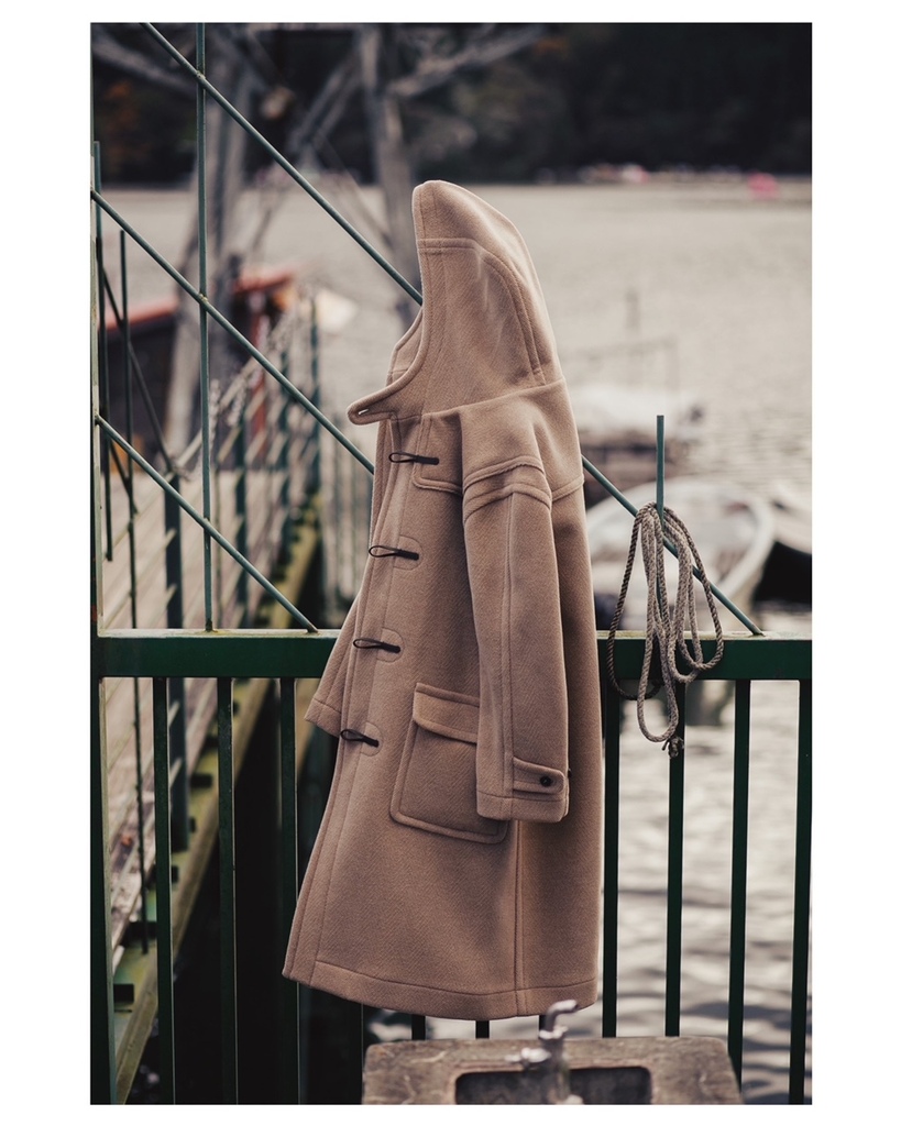 英国製 モンゴメリー ダッフルコート ムーアブルック ヘリンボーン