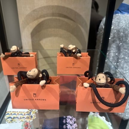 UA モンキー＆ショッパー キーチャーム