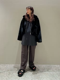 AEWEN MATOPH＞ロングスリーブ ミニ ワンピース