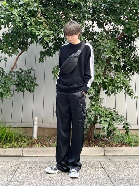 レザーウエストポーチ 