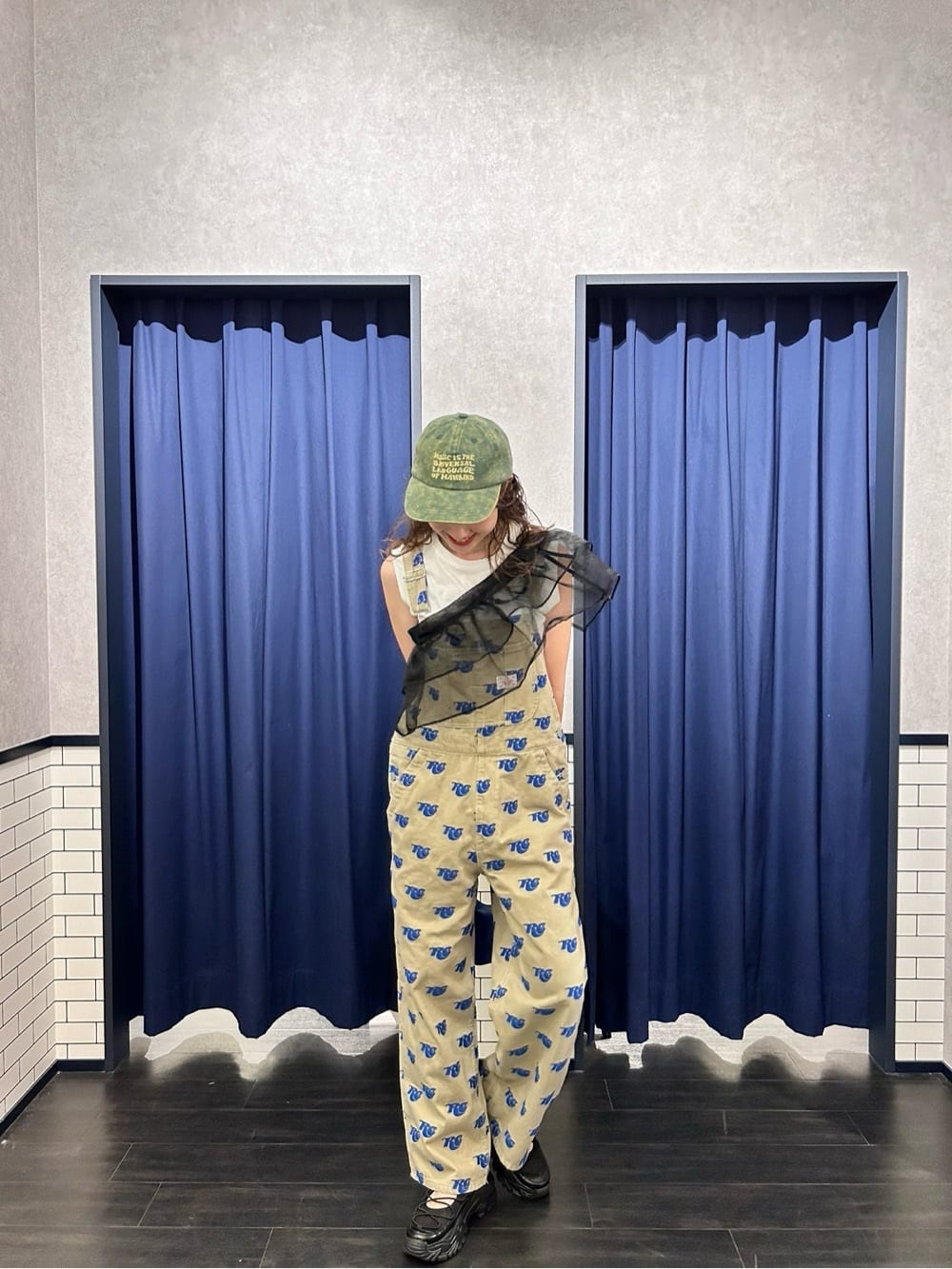 0528 ANNIV.サロペット｜ロデオクラウンズ／ロデオクラウンズワイド