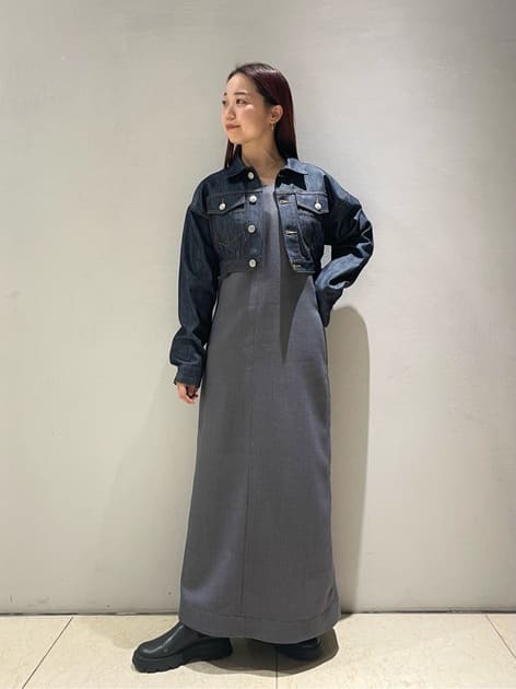 ESTNATION / Iラインエプロンワンピース｜ESTNATION ONLINE STORE