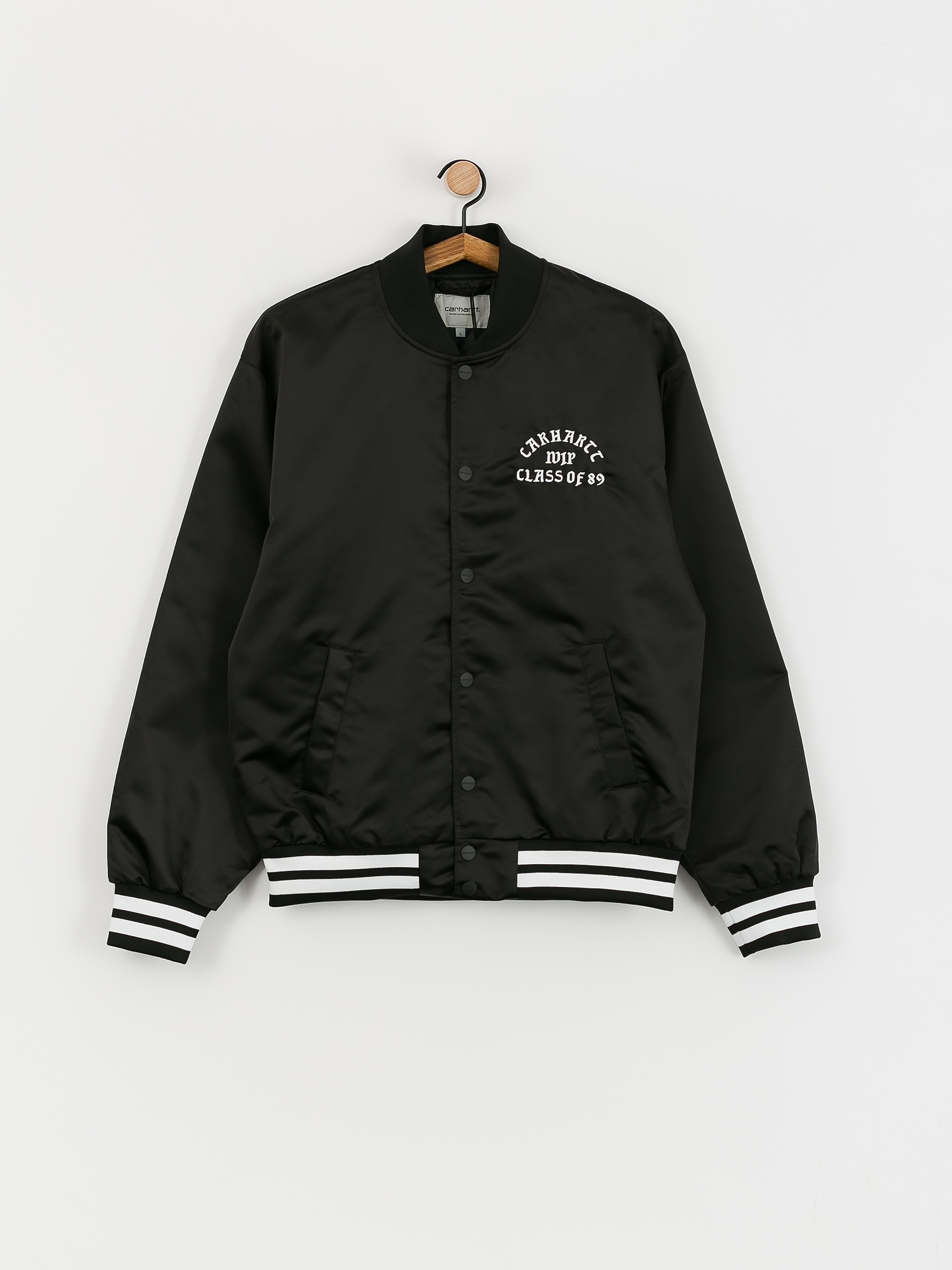 Carhartt WIP Class of 89 Bomber Jacket - black (black/white)