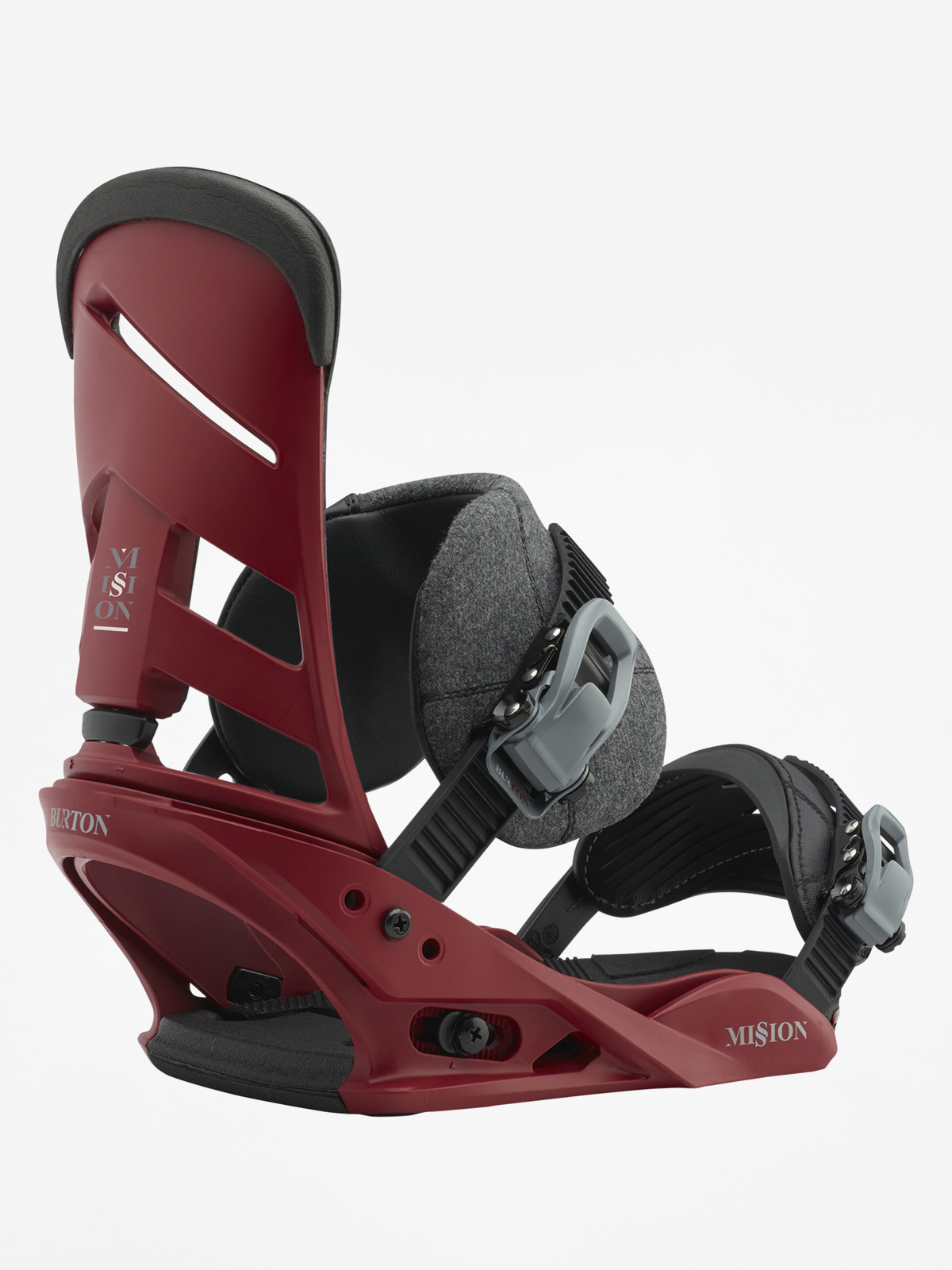 Burton Snowboard bindings Mission - burgundy (brickyard)