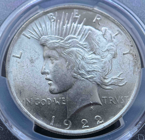 1922 年 アメリカ ピースダラー 銀貨 PCGS認定 MS64 | GoldSilverJapan