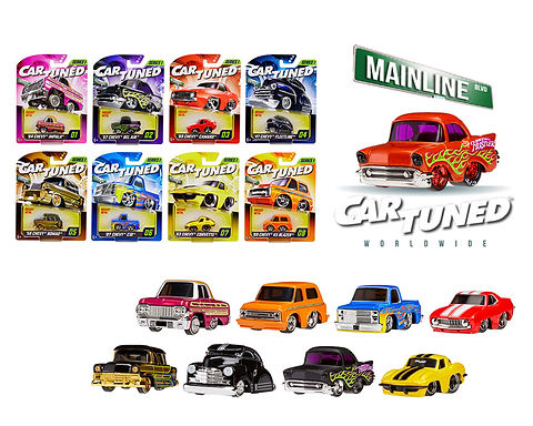 CAR TUNED SERIES 1 2024 MAINLINE SET OF 8 HOBBY 1/64 DIECAST CAR