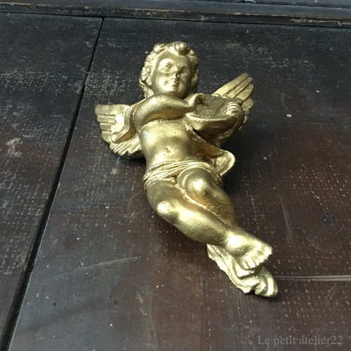 フランス アンティーク壁飾り エンジェル 天使 14.2 cm | Le petit