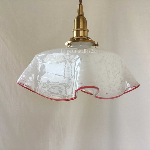 シェードのみ)フランス アンティーク 照明 ランプシェード ホワイト