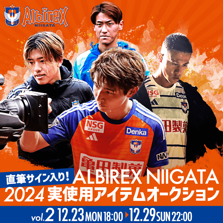 アルビレックス新潟 高木善朗 直筆サイン入り クッション