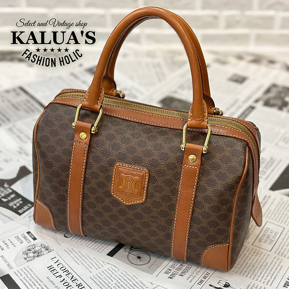 CELINEマカダム柄マイクロミニボストンバッグ | kaluas