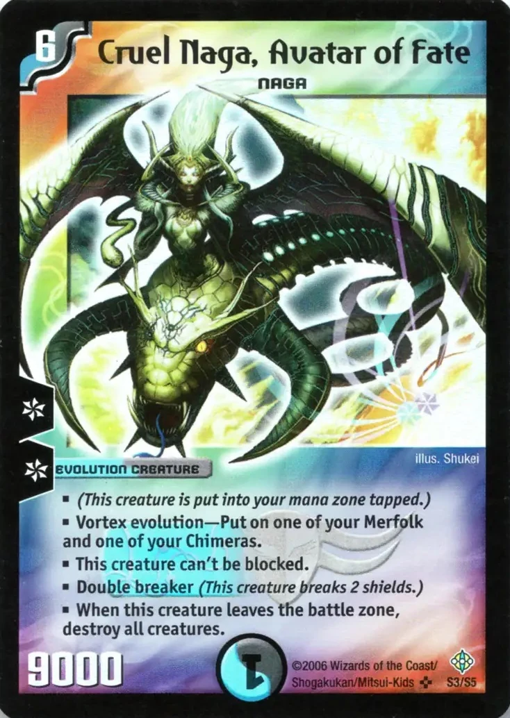 Cruel Naga, Avatar of Fate | Duel Masters Wiki | Fandom
