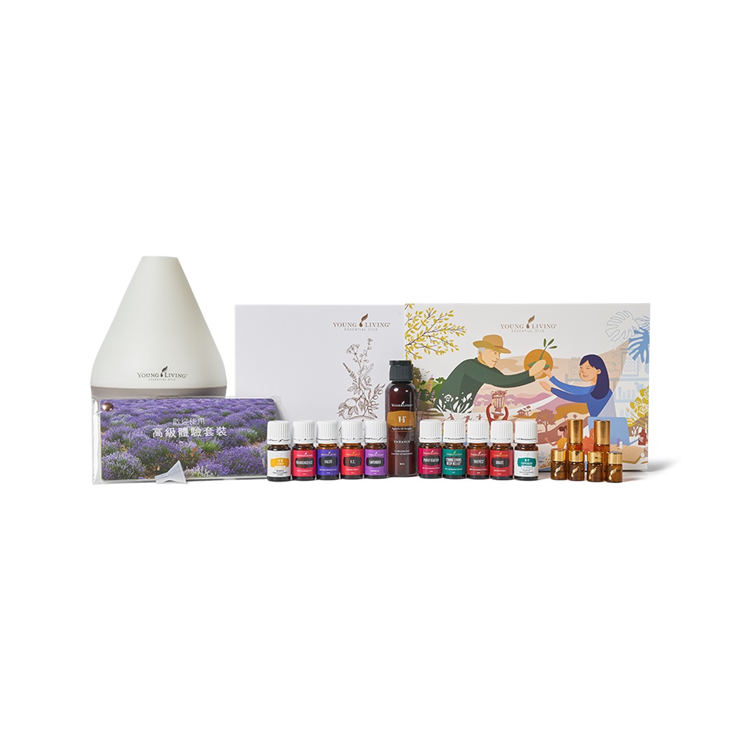 Premium Experience Kit with Dewdrop Diffuser | Essential Oil