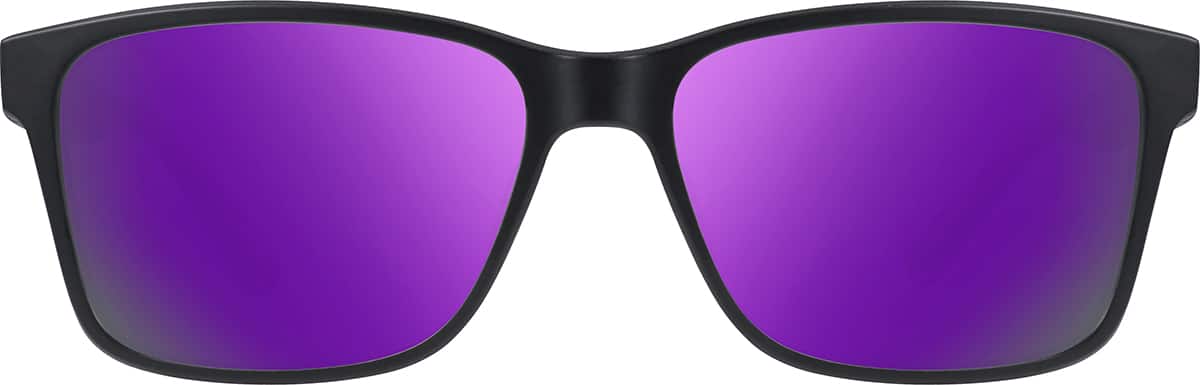 Black Rectangle Glasses #2017521 | Zenni Optical Canada