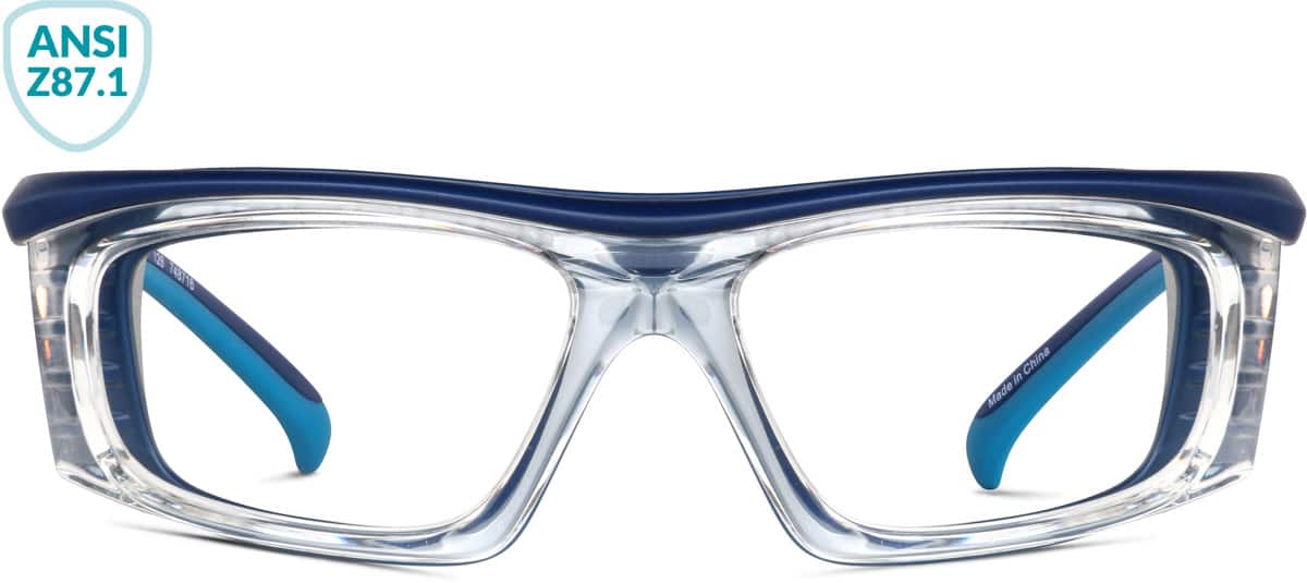 Blue Z87.1 Safety Glasses #748716 | Zenni Optical