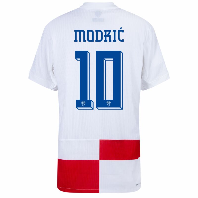 Nike Croatia Home Dri-Fit ADV Match Modrić 10 Jersey 2024-2025