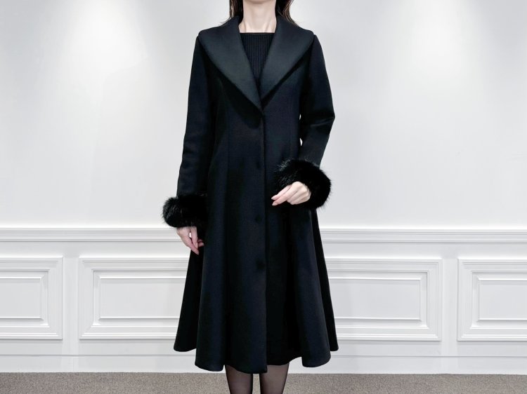 新作入荷情報〈Super170'sエコファーカフスロングコート〉 | m-i-d