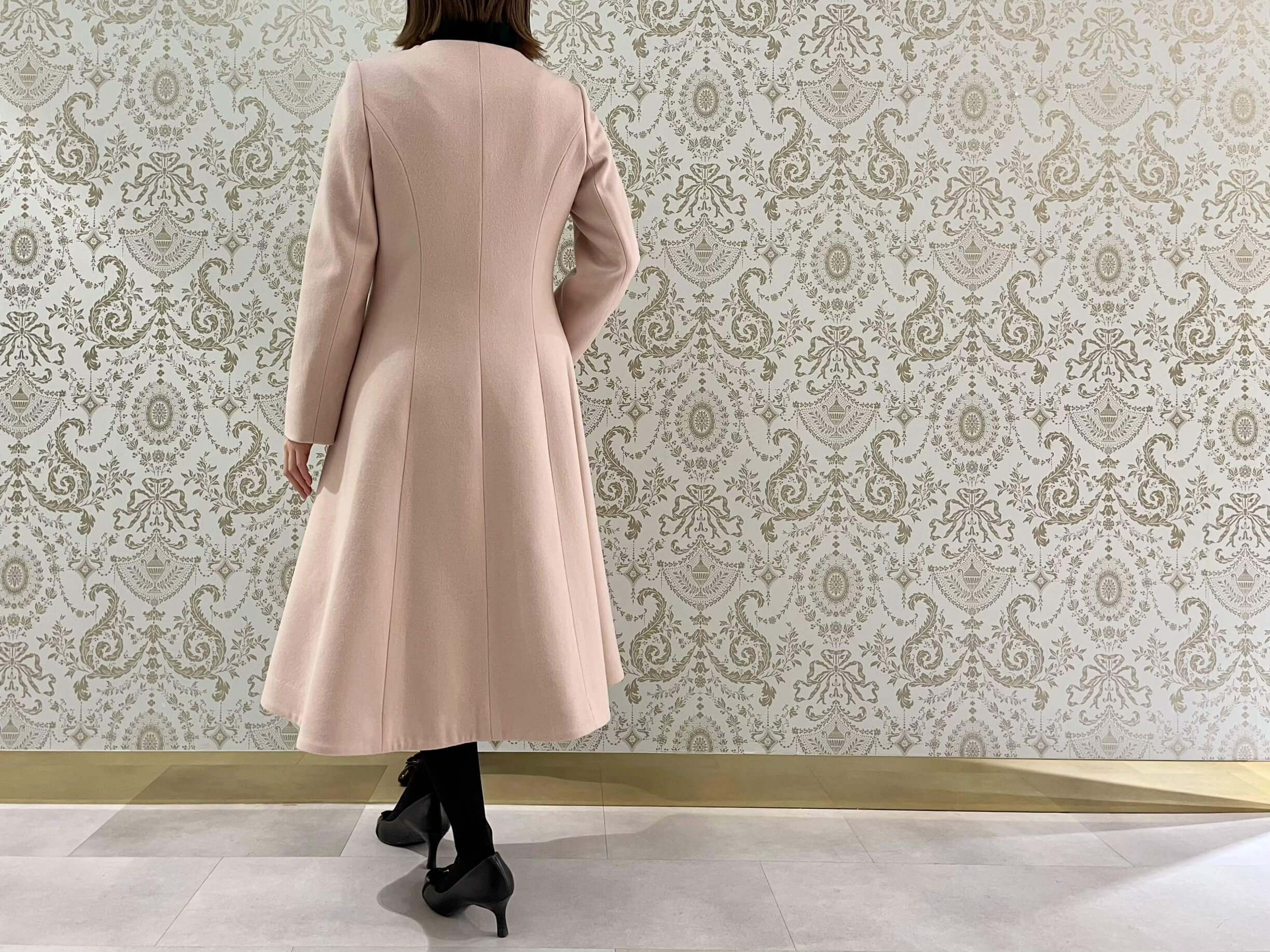 華やかピンクコートが主役♡冬の愛されコーデ＠ジェイアール名古屋