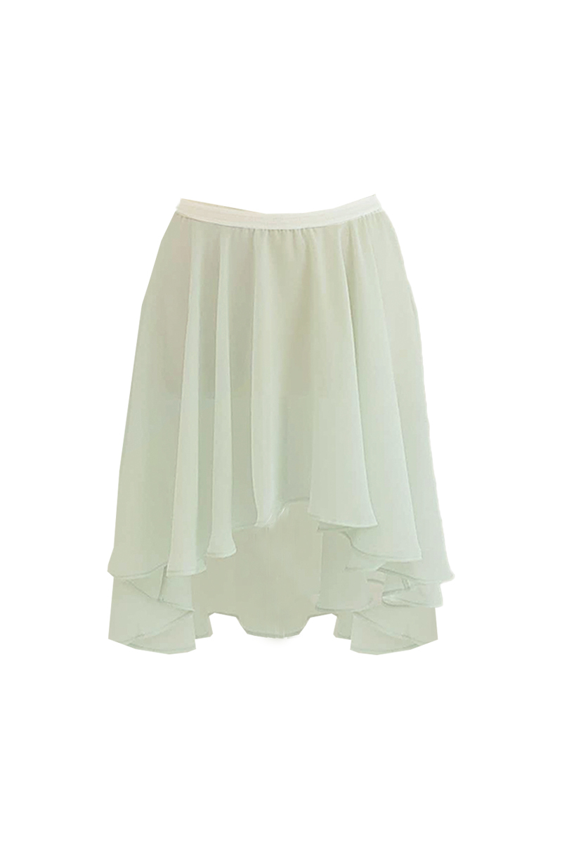 stina / pull-on skirt / lime
