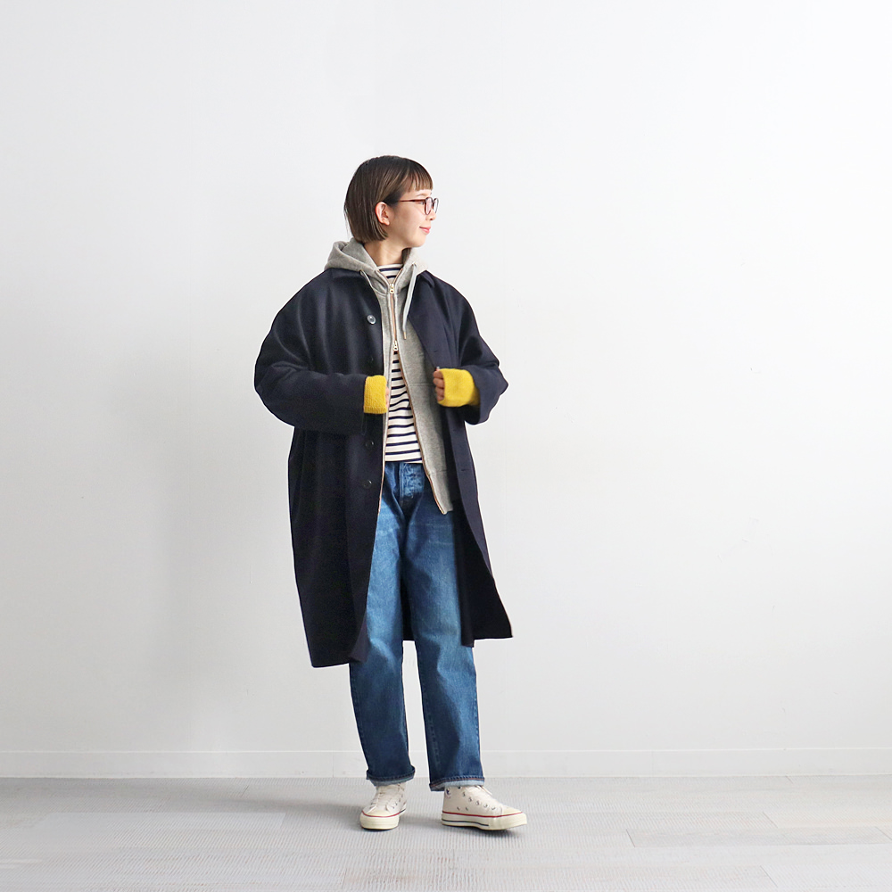 maillot mature(マイヨマチュア) Melton Lots Coat (メルトンロッツ