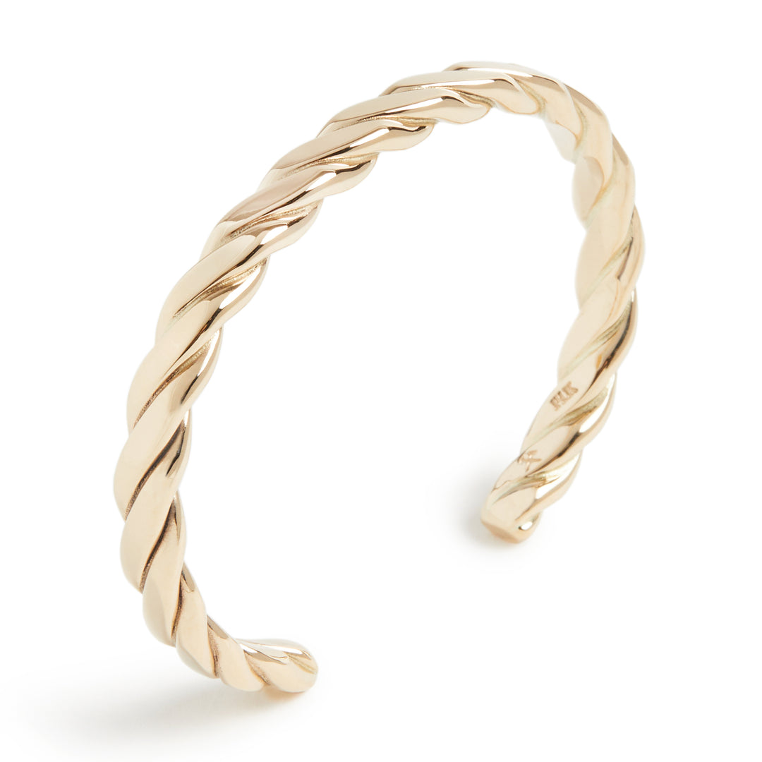Heavyweight Plait Cuff / Solid Gold – Studebaker Metals