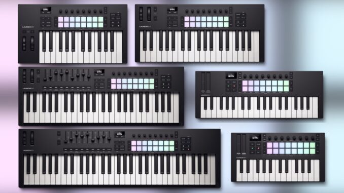Novation Launchkey mk4, updated MIDI keyboard controllers with new